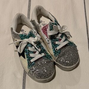Lola the Boys Kids Shoes with Multicolor Sparkle